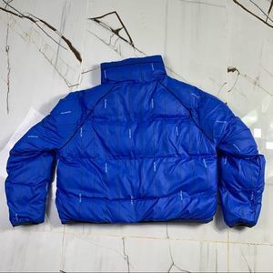Nike | Jackets u0026 Coats | Nike Womens Air Jordan Flight Puffer Jacket  Oversized Blue Size M Nwt | Poshmark